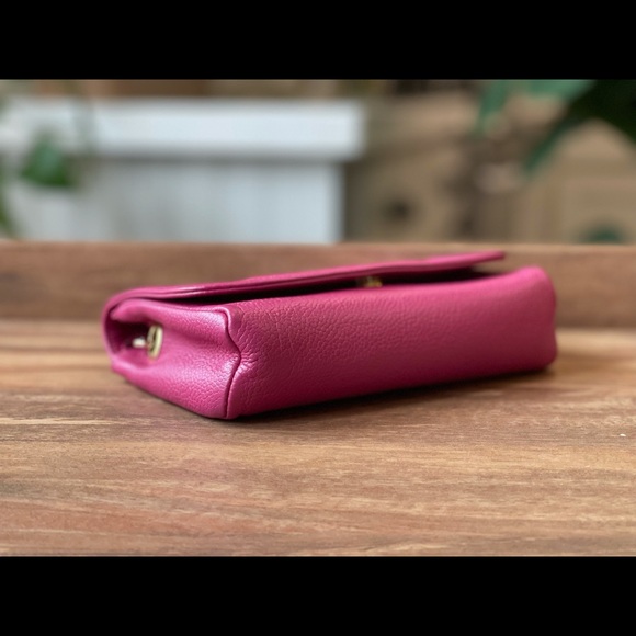 Authentic Chanel Pink Caviar Flap Bag on chain - Picture 2 of 9